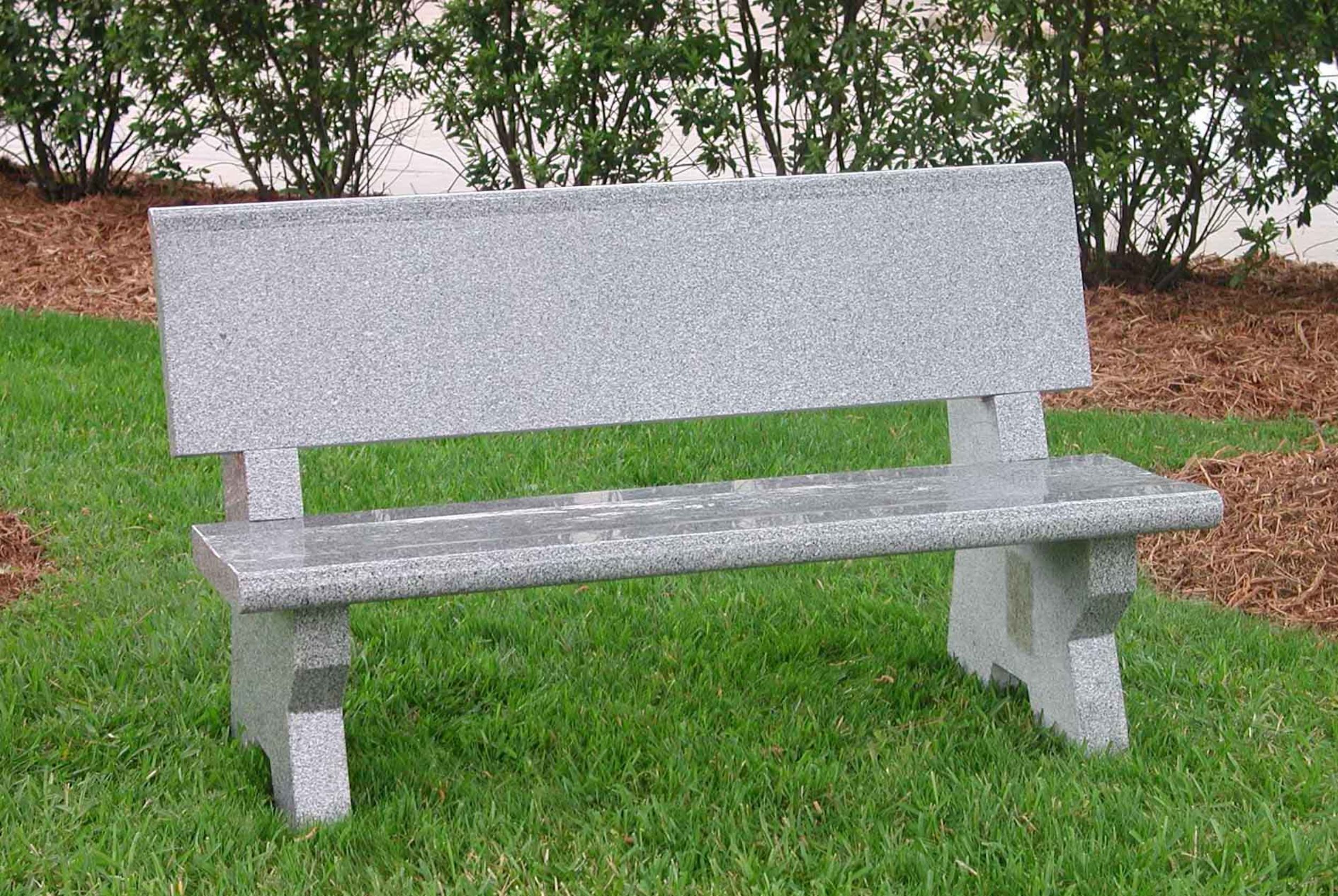 Graveside Granite Monument Benches Stasswender Dietz Memorial